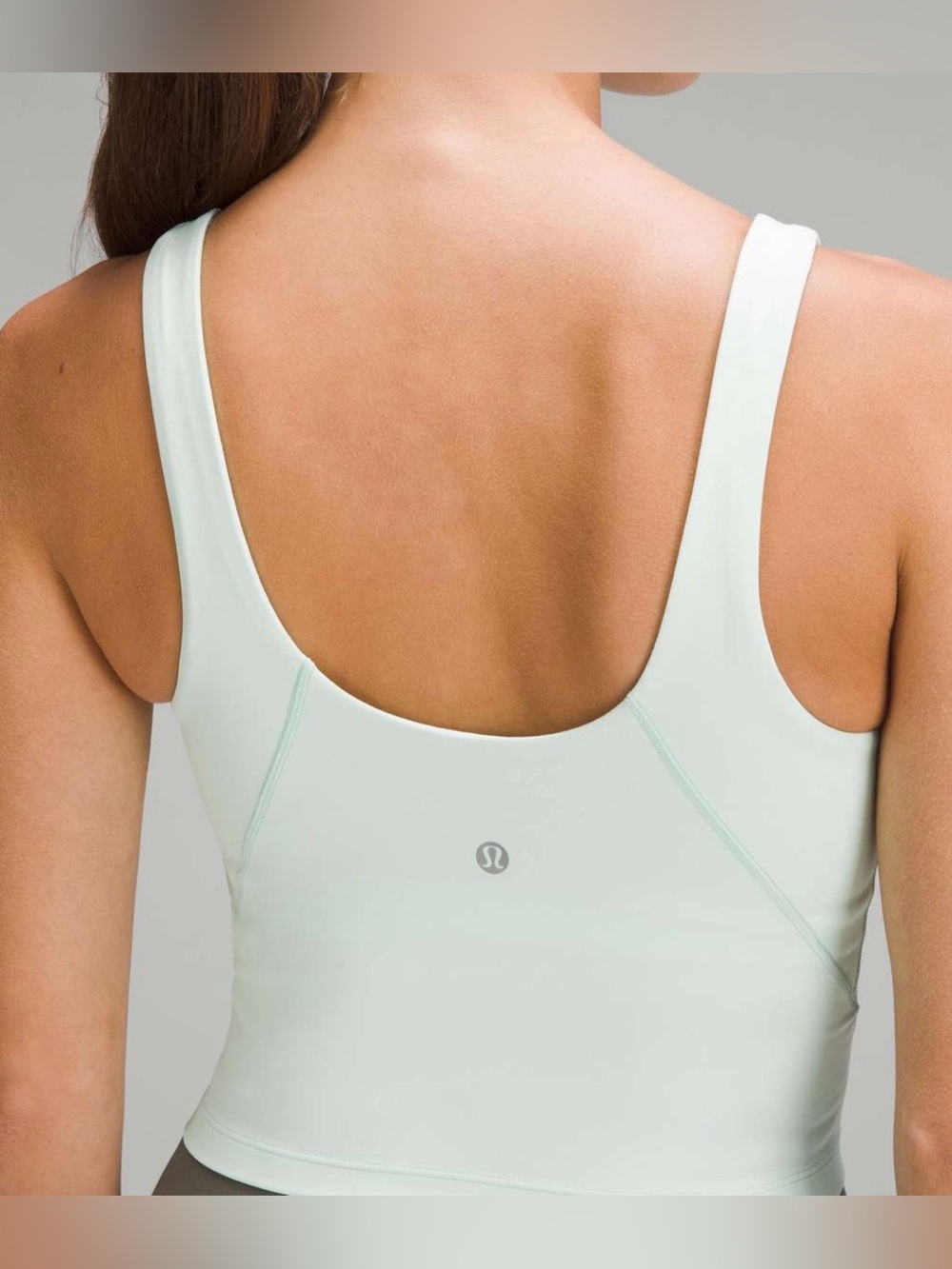 lululemon light mint scoop-back sports bra top